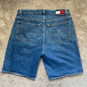 Vintage Tommy Hilfiger Blue Denim Men's Shorts
